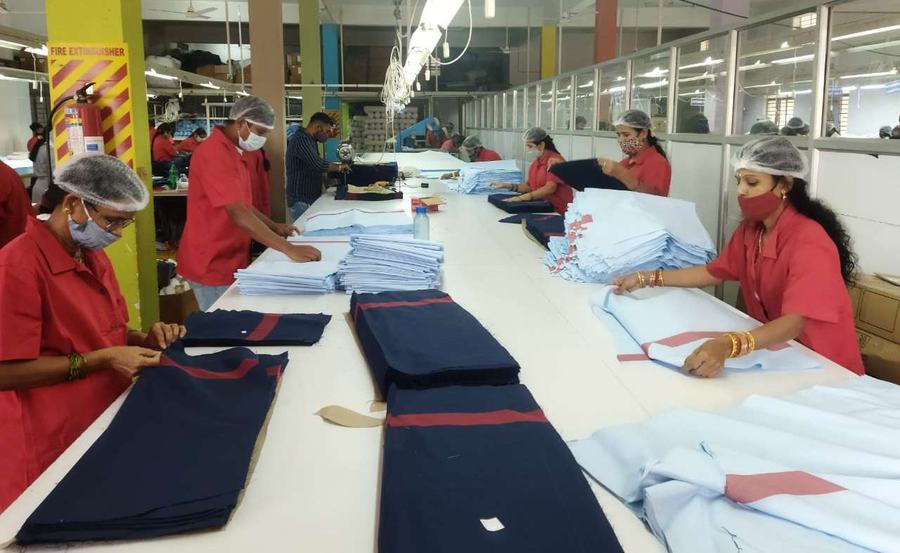 Cutting section