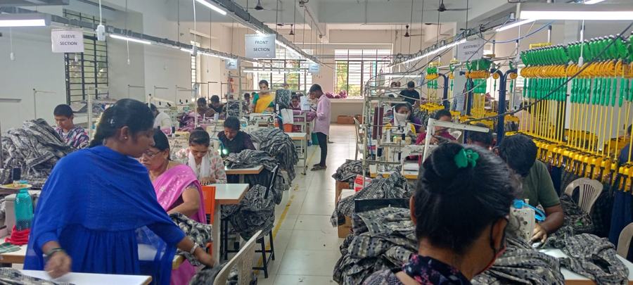 Sewing section