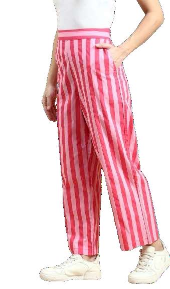 Women's Straight Pant Striped